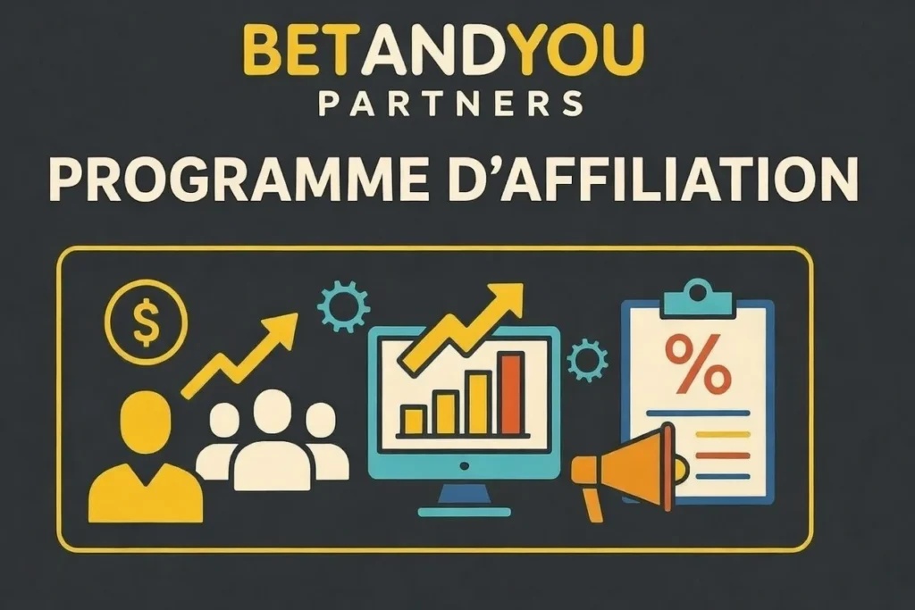 Betandyou Partners : Rejoignez le Programme d'affiliatioin betandyou pour générer dvos revenus